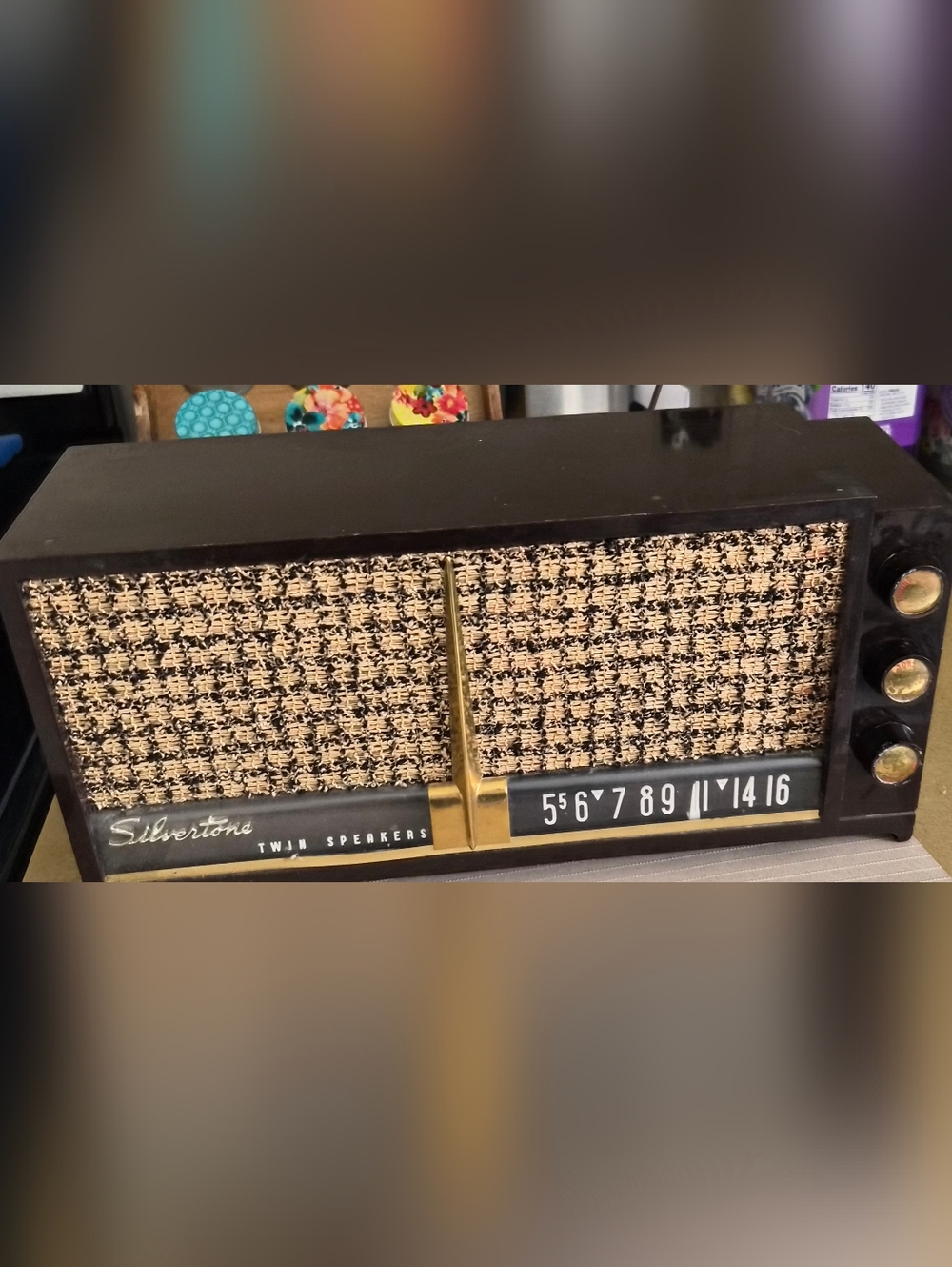 Working Silvertone Vintage Tube Radio